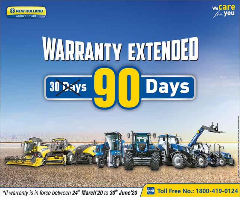 New Holland extends warrant by 90 days