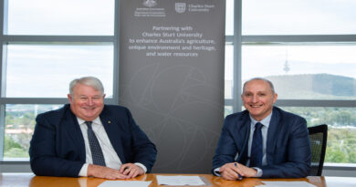 Charles Sturt University partnership to enhance agriculture, water and the environment