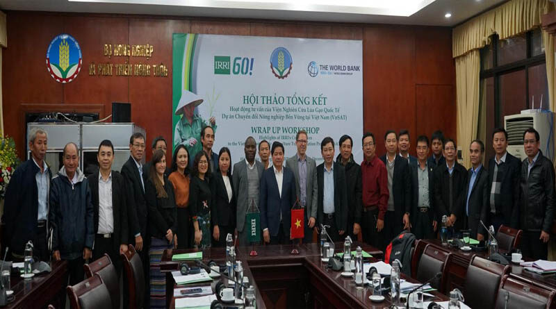 Vietnam thanks IRRI for contribution to VNSAT, increasing rice productivity and income for farmers