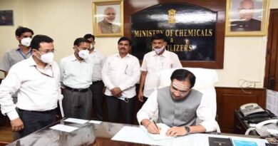 Mr. Bhagwanth Khuba takes charge as Minister of State for Chemicals and Fertilisers
