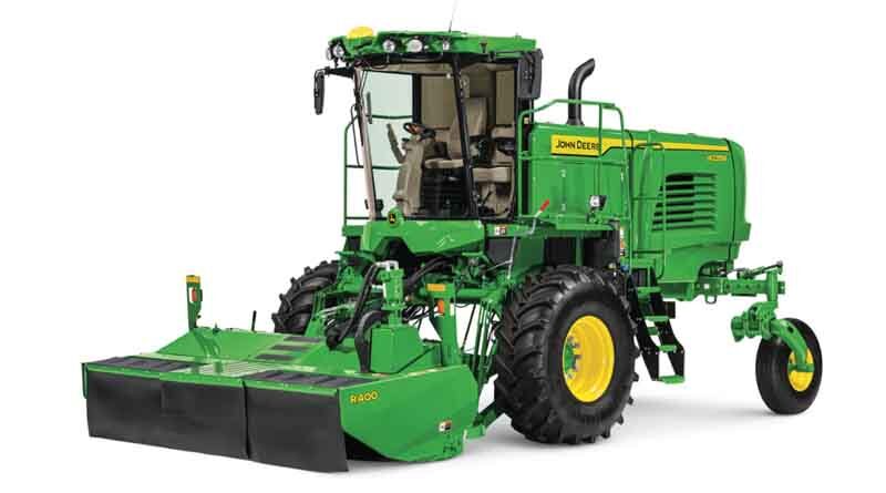 John Deere introduces new W200 Series M and R Windrowers that boost harvest speed and efficiency