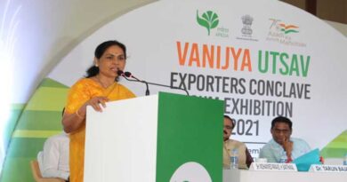 Agricultural exports should be prioritized to increase the farmers income: Ms. Shobha Karandlaje