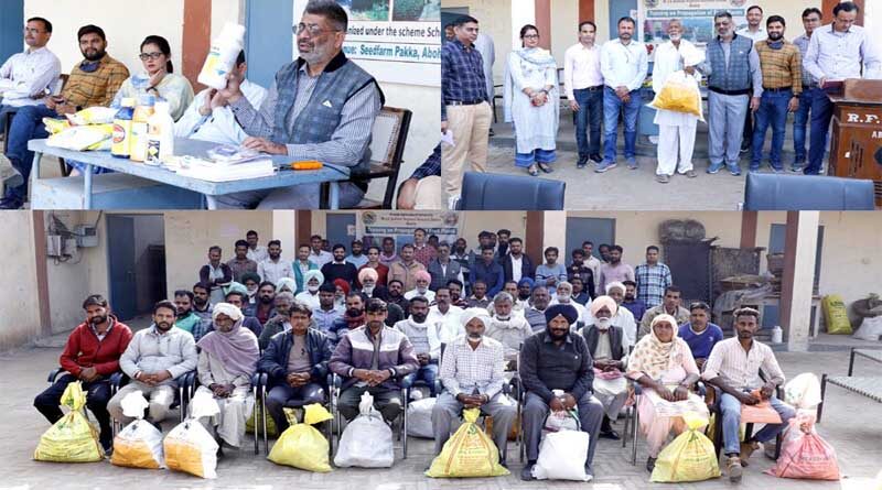 RRS ABOHAR ORGANISED TRAININGS ON “PROPAGATION OF FRUIT PLANTS” UNDER SCSP COMPONENT OF RKVY