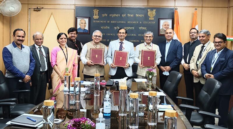 ICAR, AYUSH Ministry and CSIR enter into Tripartite MoU to work on Medicinal Plants