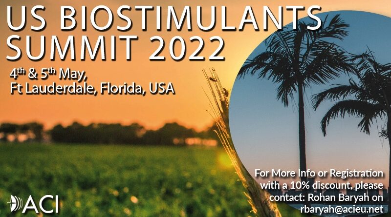 US Biostimulants Summit 2022 on 4-5 May at Fort Lauderdale