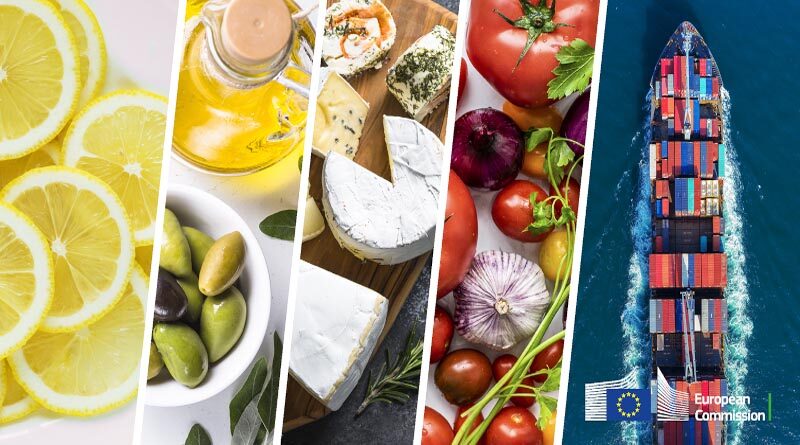 The EU maintained its position of top trader in agri-food products in 2021