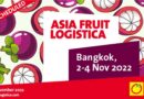 Asiafruit Logistica Heads Back to Bangkok in 2022