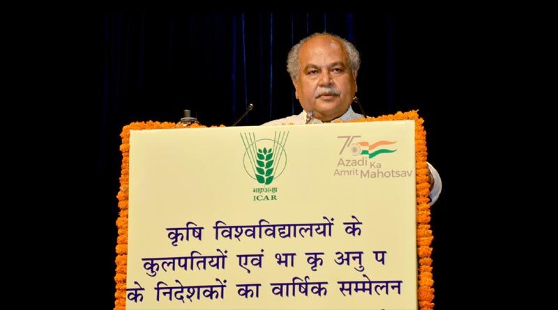 Union Agriculture Minister appreciates agriculture scientists' efforts to bring India at top positions in Global markets