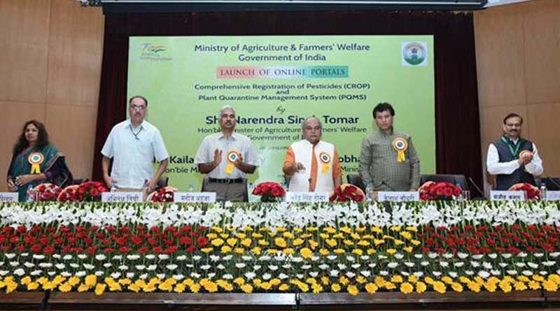 Union Agriculture Minister launched portal for Computerized Registration of pesticide (CROP)