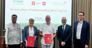 Icrisat signs an mou with university of copenhagen to build sustainable agri-food systems and technologies