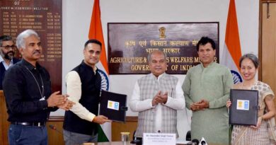 India’s Agriculture Ministry signs MoU with UNDP for Pradhan Mantri Fasal Bima Yojana and KCC