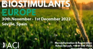 ACI’s Biostimulants Europe Summit on 30th November and 1st December 2022 in Seville, Spain
