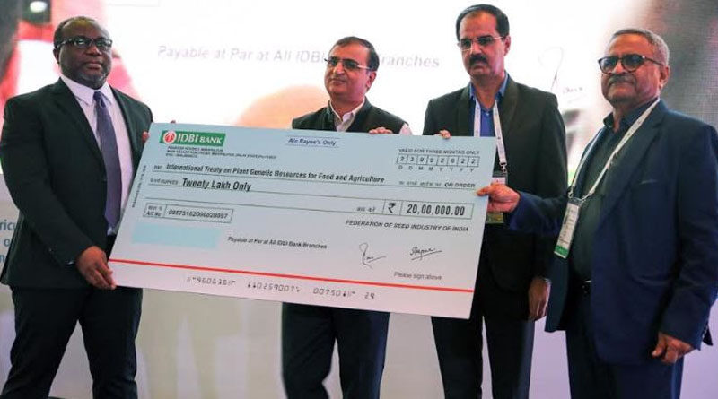 FSII Donated INR 20 Lakh (USD 25000) to the Benefit Sharing Fund of FAO's ITPGRFA