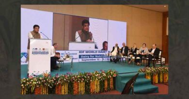 Union Minister Piyush Goyal asks IDF for sustained efforts towards making small dairy farms more productive & profitable