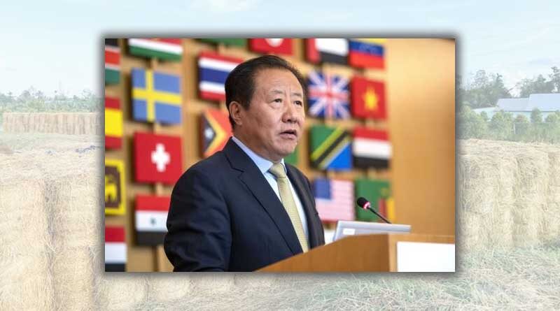 Ambassador Guang Defu Attends World Cotton Day Celebration and Delivers Remarks