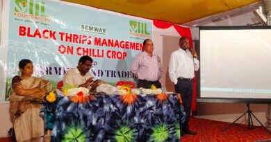 IIL Foundation organises seminar on management of black thrips in Chilli Crop for input dealers and farmers