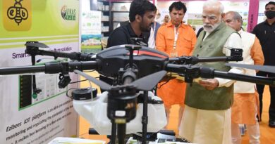 Marut Drones demonstrated their Agri Multi Utility Drone AG 365 to Indian Prime Minister Modi