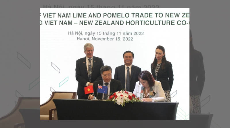 Vietnam’s pomelo and lemon are officially exported to New Zealand