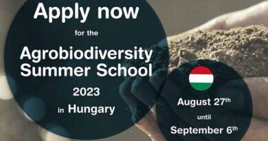Agrobiodiversity Summer School 2023 - apply until end of january