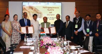 Indian signs MoU with the World Food Programme of the United Nations
