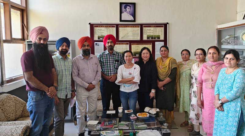 Delegation from IRRI visits PAU to discuss project on Rice pest and diseases