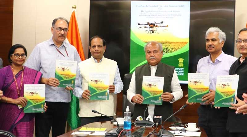 Agriculture Ministry releases crop-specific SOPs for use of pesticides with drones