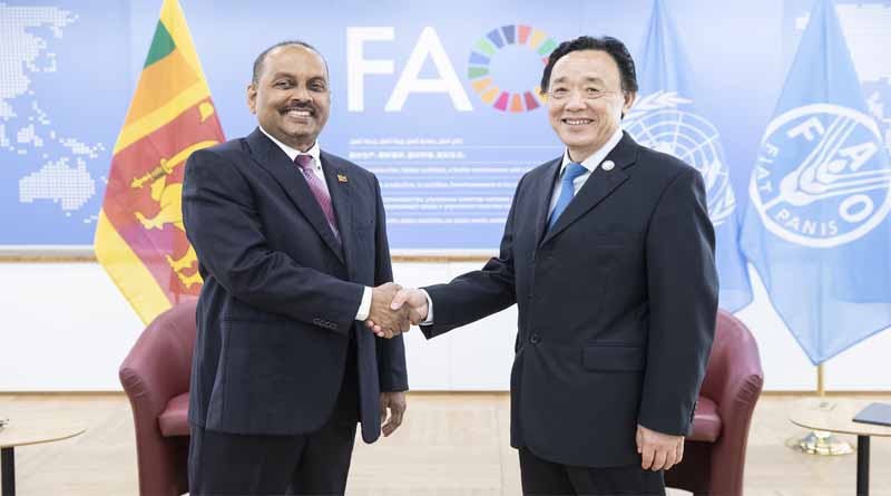 Bilateral meeting with the Minister for Agriculture of Sri Lanka - The Honourable Mahinda Amaraweera