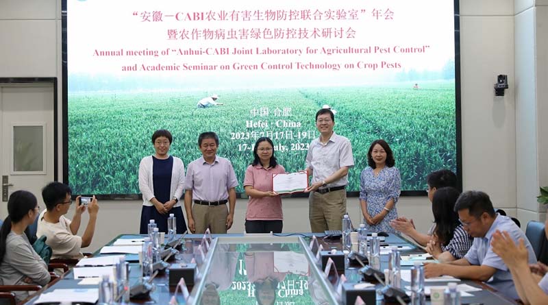 Annual meeting of Anhui-CABI Joint Lab in China highlights scientific progress in crop pest control