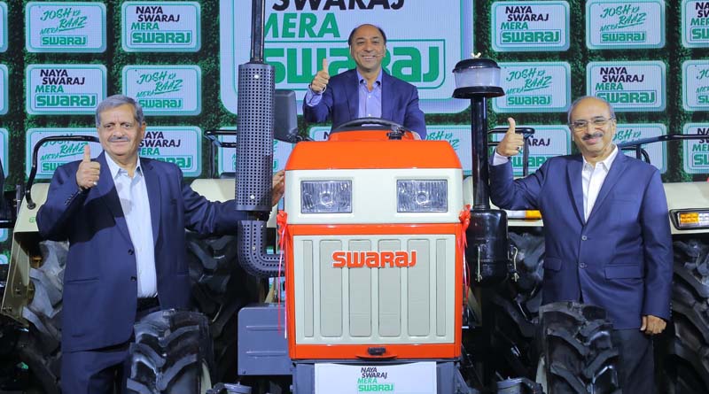 Swaraj launches 5 new tractors in the 40 to 50 HP category; Onboards MS Dhoni as brand ambassador