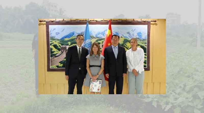 China’s Permanent Representative to UN Agencies for Food and Agriculture Meets with Switzerland’s New Permanent Representative