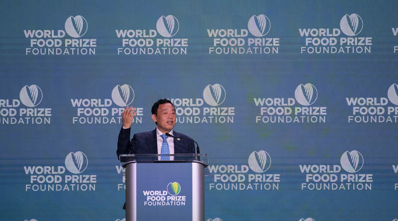 FAO Director-General addresses Borlaug International Dialogue of the World Food Prize 2023 in Iowa