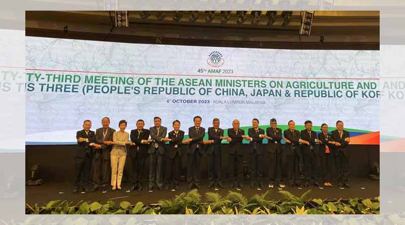 Vice Minister Deng Xiaogang Attends Twenty-Third Meeting of the ASEAN Ministers on Agriculture and Forestry Plus Three