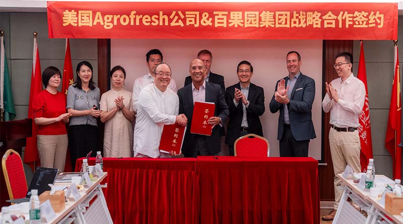AgroFresh Collaborates with Pagoda Group to Drive the Development of the Fresh Fruit Produce Industry in China and Abroad