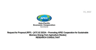 Project on Promoting APEC Cooperation for Sustainable Biomass Energy from Agriculture Wastes