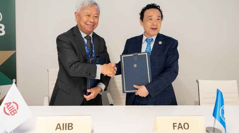 COP28: New AIIB-FAO partnership to boost rural infrastructure development to transform agrifood systems