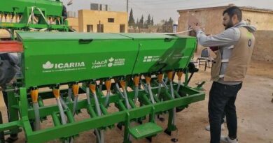 Enhancing sustainable agriculture in syria