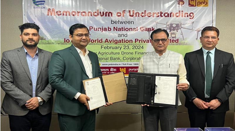 PNB Partners with IoTechWorld Avigation Private Limited to Finance Agriculture Drones