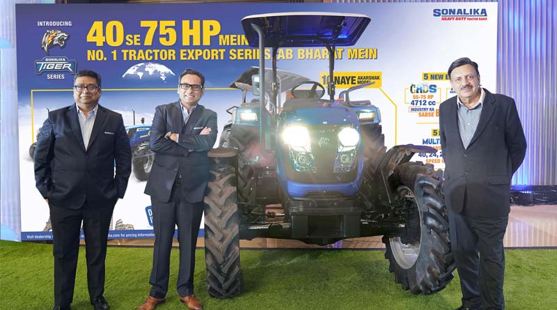 Sonalika launches 10 heavy-duty ‘Tiger’ tractors in 40-75 HP segment
