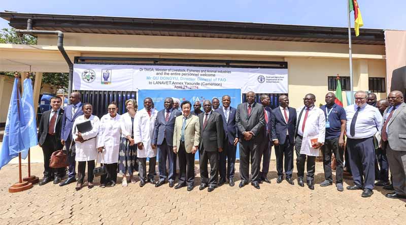 In Cameroon, Director-General meets technical and financial partners, the scientific community and visits the National Veterinary Laboratory