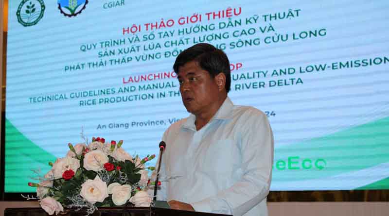 IRRI and MARD Launch Technical Guidelines and Manual for Sustainable Rice Production